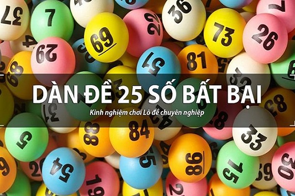 Dàn đề 25 số nuôi khung 3 ngày